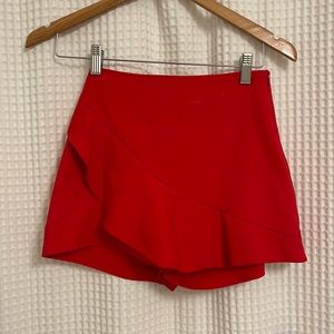 ZARA ruffle mini skirt